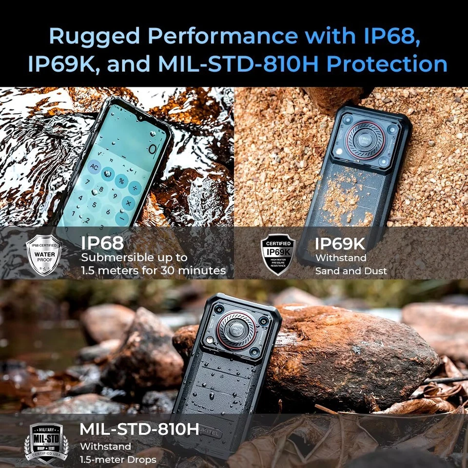New Global Version Oukitel WP36 Pro Rugged Phone 24GB+256GB 10600mAh 6.52 inch - Image 3 of 4