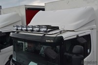 DachträGer + Leds + LED Spots FüR Iveco Trakker Niedrigkabine Lkw Aus Edelstahl