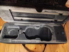 Geigenkasten Außen Schwarz Innen Grau Samt Notentasche Außen