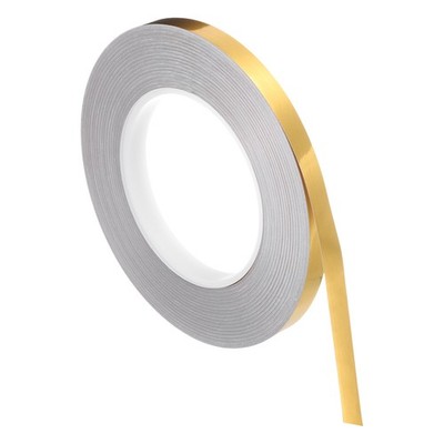 Foil Self-Adhesive Tile Sticker 0.4 Inch x 55 Yards Decoration Gap Golden