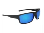 Bolle Polarized Sunglasses Matte Black Frame Offshore Blue Lenses Skyline