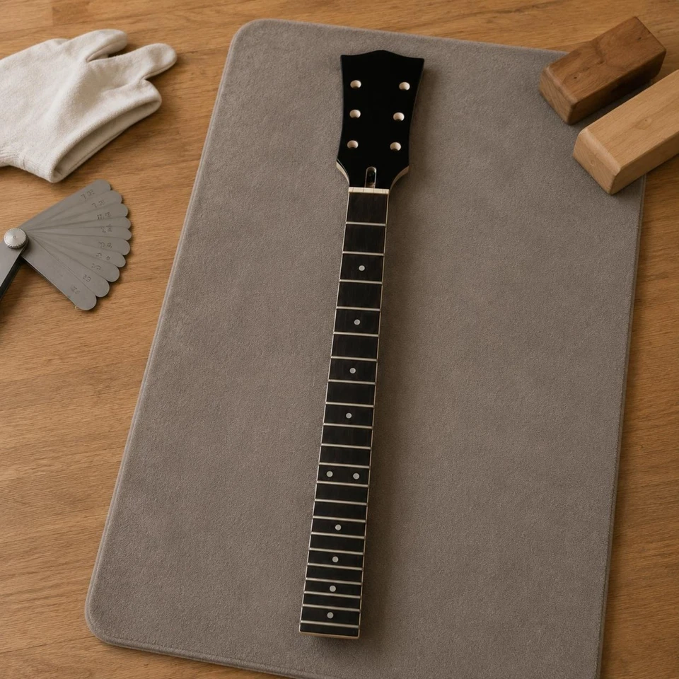 Manche de Guitare Électrique LP Poli Manche LP 22 Frettes Facile à Installer - Photo 3/4