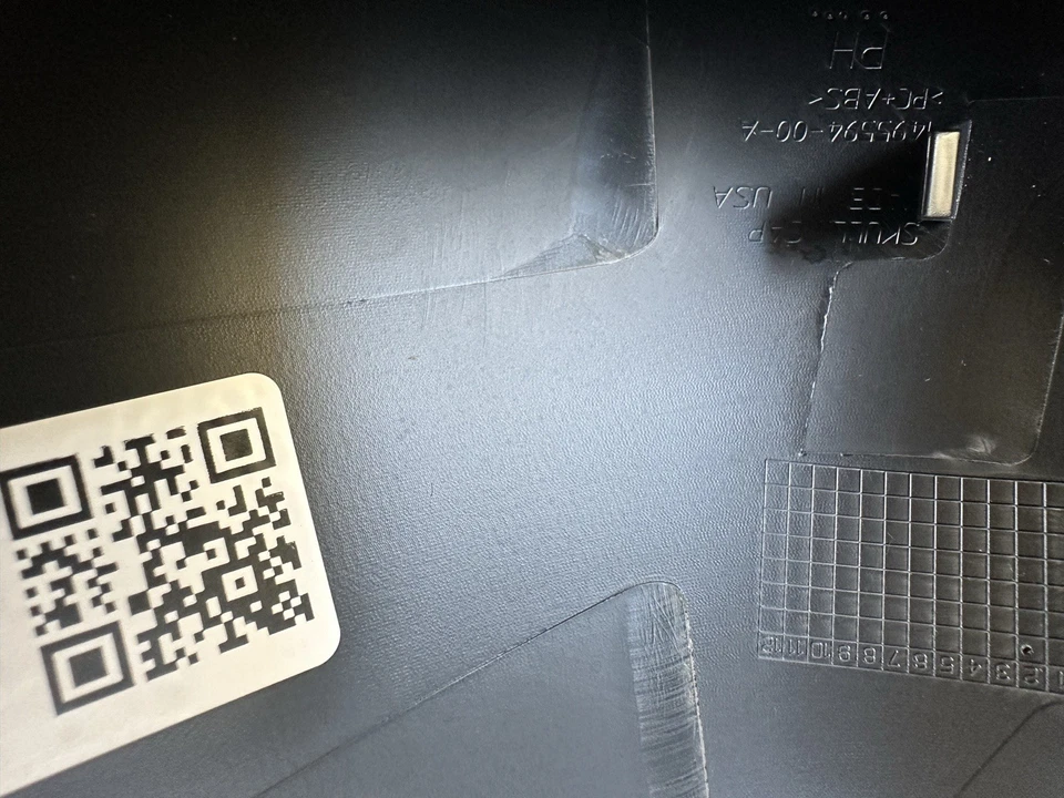 OEM 20-24 Tesla Model Y Passenger Right Side Mirror Skull Cap 1495594-00-A Black - Image 3 of 3