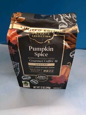 Private Selection Ground 12 oz bag Pumpkin Spice Limited Edition 100% Arabica