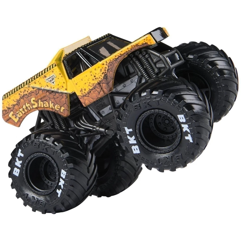 Monster Jam, Official Earth Shaker Monster Truck, Die-Cast Vehicle, 1:64... - Image 3 of 4