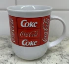 Vintage Coca-Cola Coke Red Block Logo Mugs & Bowls Set of 4 Each – Retro Diner