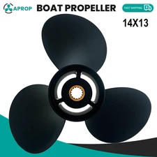 14x13  Aluminum Outboard Props Fit Tohatsu Boat Engine 60C 70 90 115 120HP BFT75