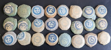 VTF Glass Pocket Watch Crystals Lot Of 70 Various Sz 10 Ligne - Vintage New A