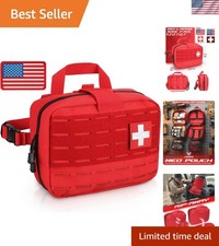 Tactical Molle Medical Pouch - Upgraded Size, Large Capacity IFAK Pouch with ...