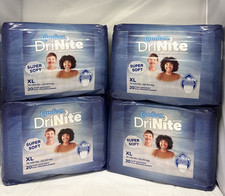 80 TOTAL Comfees DriNite Juniors Youth Absorbent Pants XL 70-140 lbs SUPER SOFT
