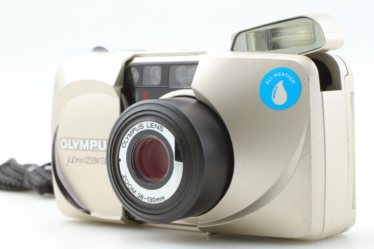 [#405] オリンパス Olympus μ [mju:] ZOOM 130 Mint Olympus mju μ Zoom 130 Point & Shoot 35mm Film Camera