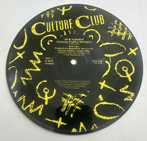 Culture Club ~ Do You Really Want To Hurt Me Ltd Ed Picture Disc 1982 NM - Imagen 4 de 5