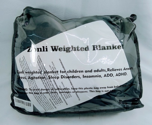 Zonli Weighted Blanket 60x80 In 20lb King Size for sale online