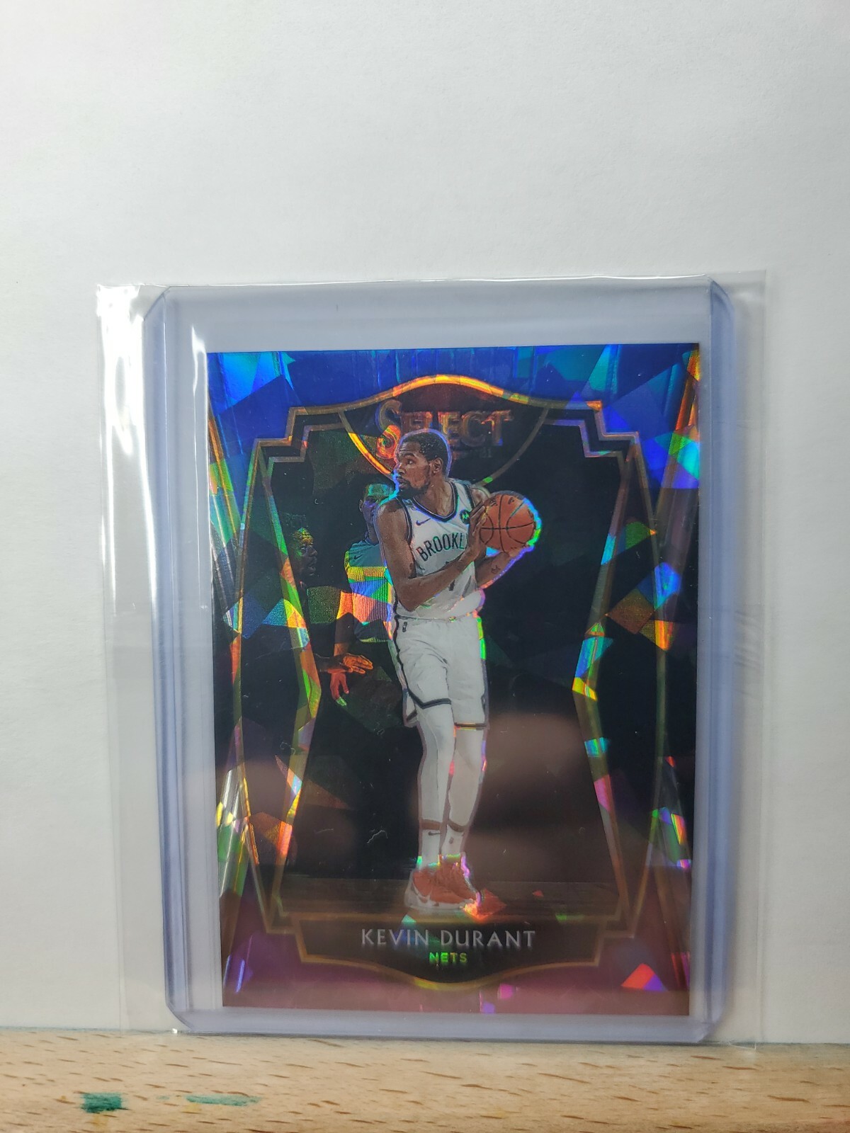 2020-21 Select Kevin Durant Premier BLUE WHITE PURPLE CRACKED ICE Prizm #101
