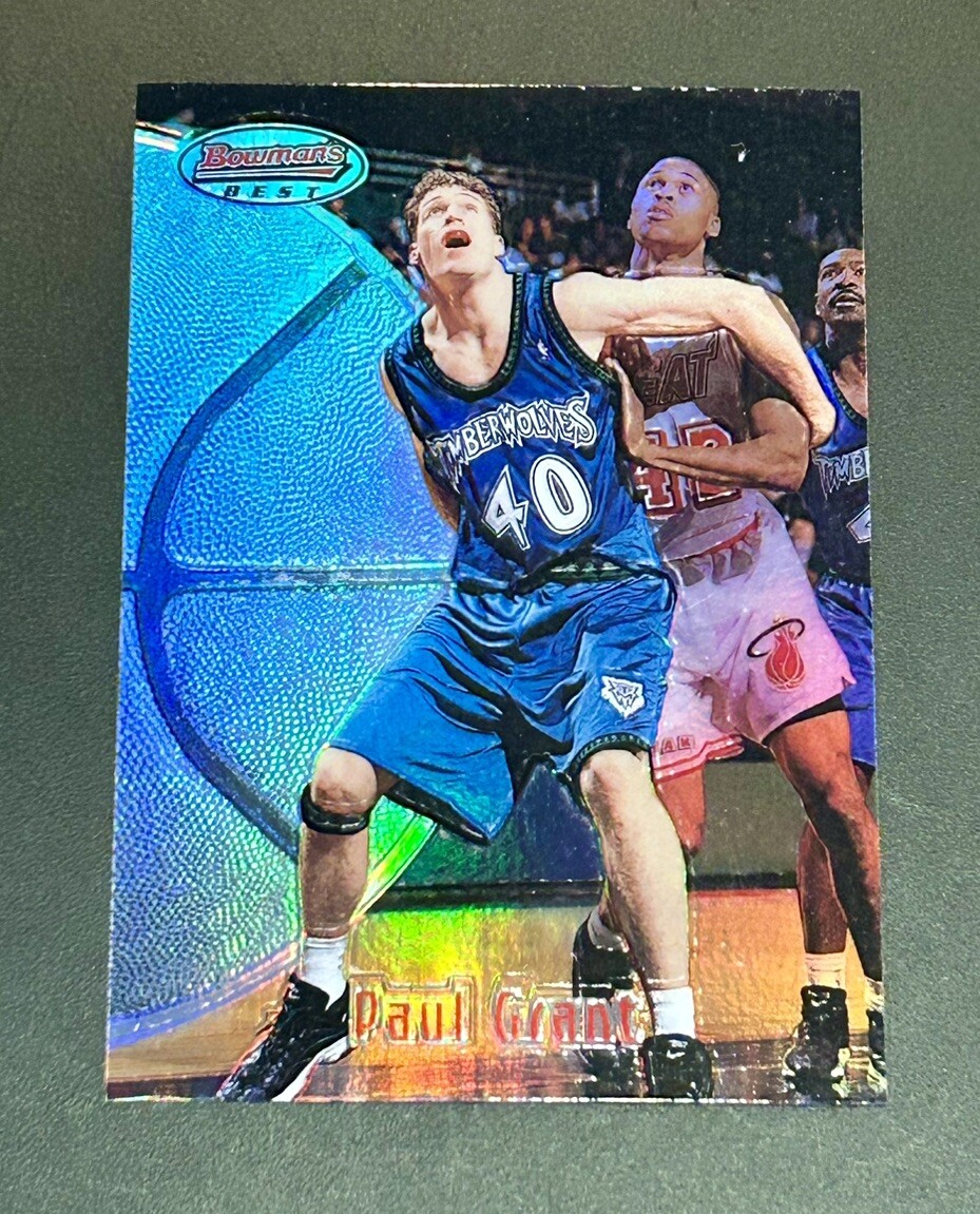 Paul Grant 1997-1998 Bowmans Best Refractor Rookie RC (Topps)