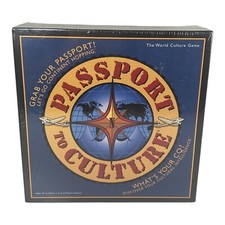 Passport To Culture Board Game Learning Geography & Culture Trivia New Sealed