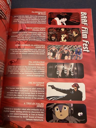 Mitsubishi Big Apple Anime Fest 2003 World Anime Party Convention Program NY - Picture 9 of 13