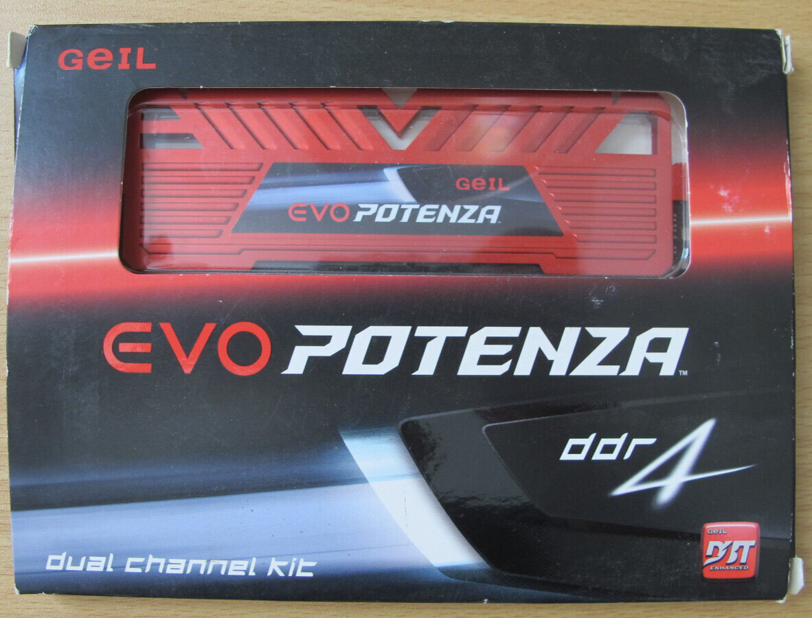 GeIL EVO POTENZA 16GB (2x8GB) PC4-19200 DDR4-2400 RAM Gaming