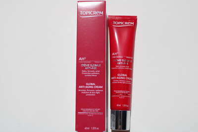 Topicrem AH3 Global Anti-Aging Eye Contour 15ml,Fluid 40ml,Cream 40ml,Serum 30ml