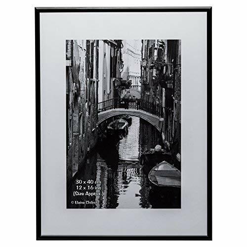 АЛЮМИНИЕВАЯ черная фоторамка для сертификата размером 30х40 см без стекла с диафрагмой для фотографий PAAF3