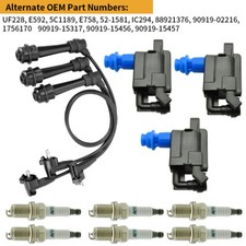 Juego de 3 cables bobinas de encendido + 6 bujías para 01-05 Lexus GS300 IS300 L6 3,0 L