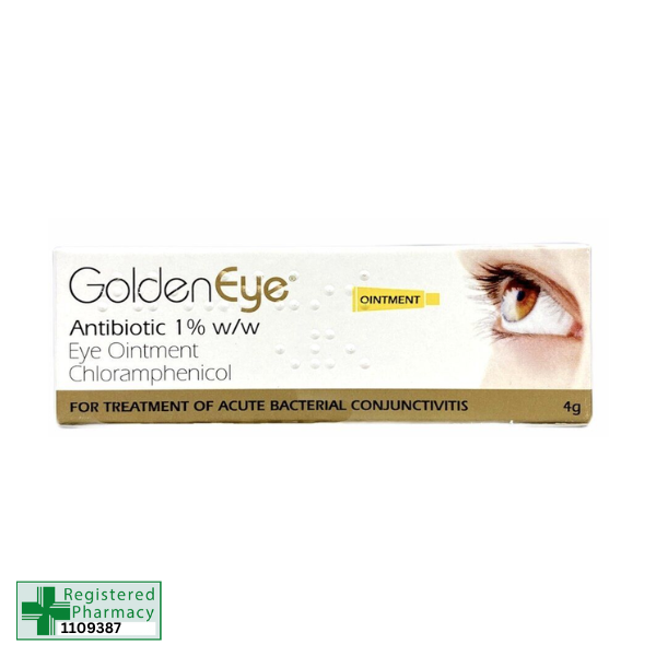 Golden Eye Antibiotic Ointment 1 Treatment for Acute Bacterial
