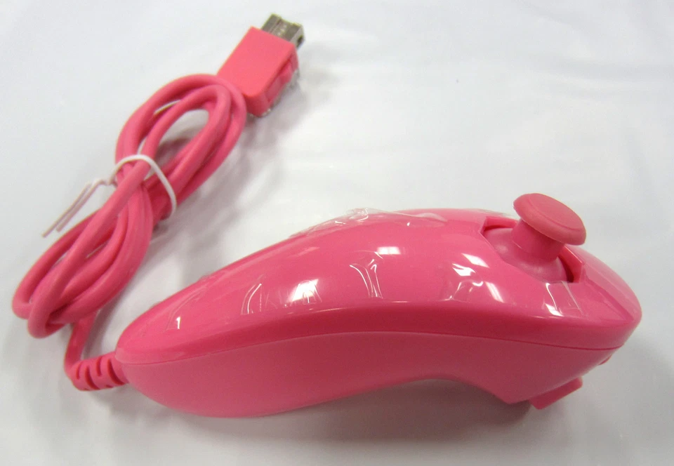 Old Skool Nunchuk Controller for Nintendo Wii and Wii U - Pink - Image 3 of 3