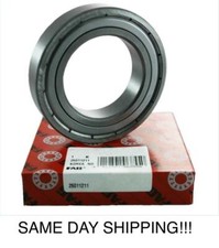 FAG 6013 ZZ C3 DEEP GROOVE BALL BEARING, METAL SHIELDED 65x100x18 mm