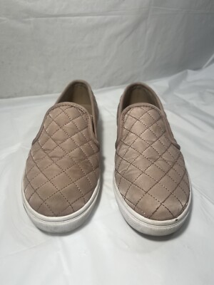 Steve Madden Endell Color Blush Quilted Slip On Fashion Sneakers