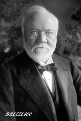 HISTORICAL FIGURE/INDUSTRIALIST/TYCOON/1905 ANDREW CARNEGIE/4X6 B&W Photo Rpt.