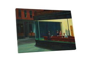  Edward Hopper Nighthawks Gallery Wrapped Canvas Wall Art