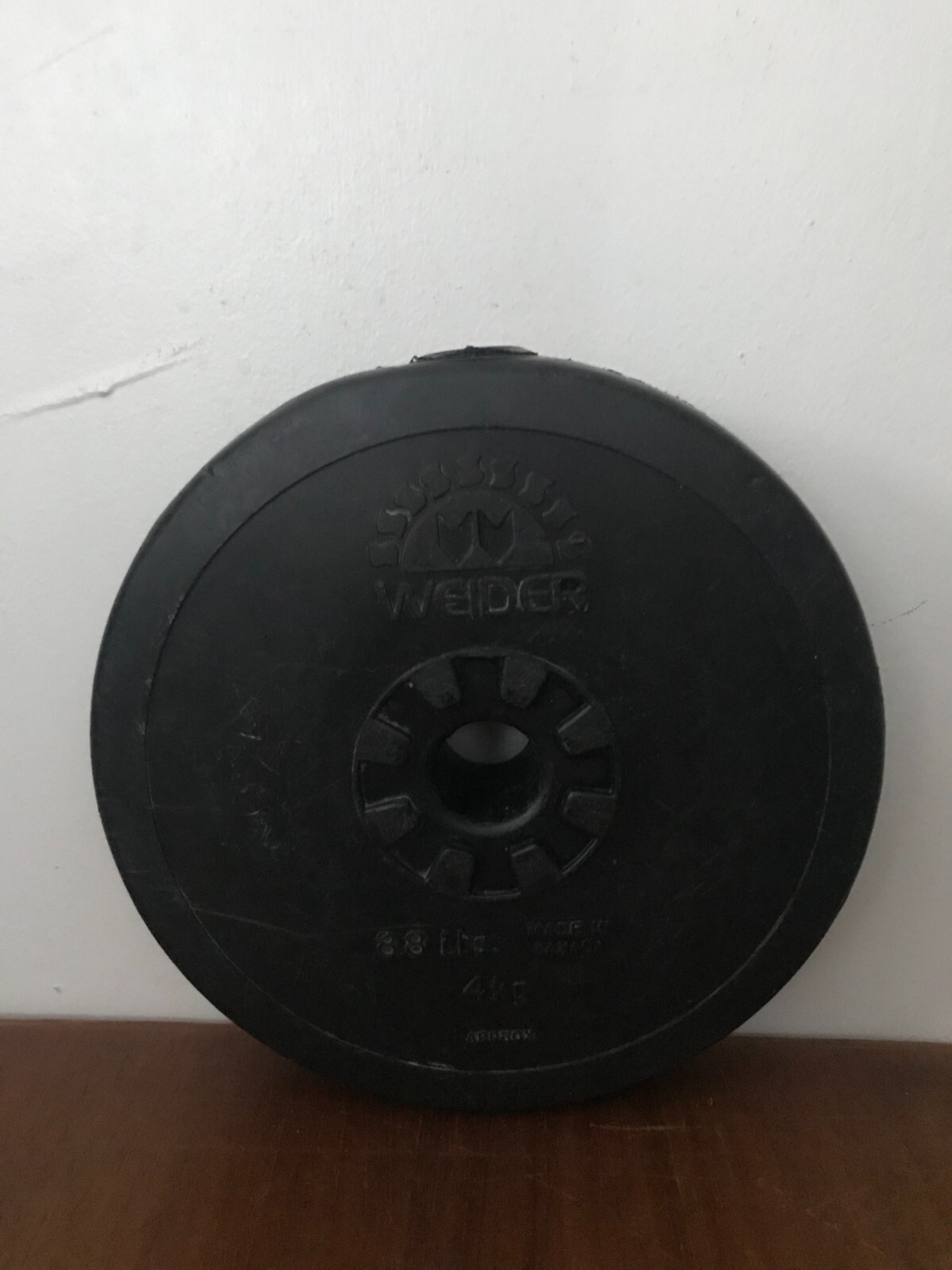 5# Vintage Weider Barbell SINGLE 5lbs Standard Weight Plate