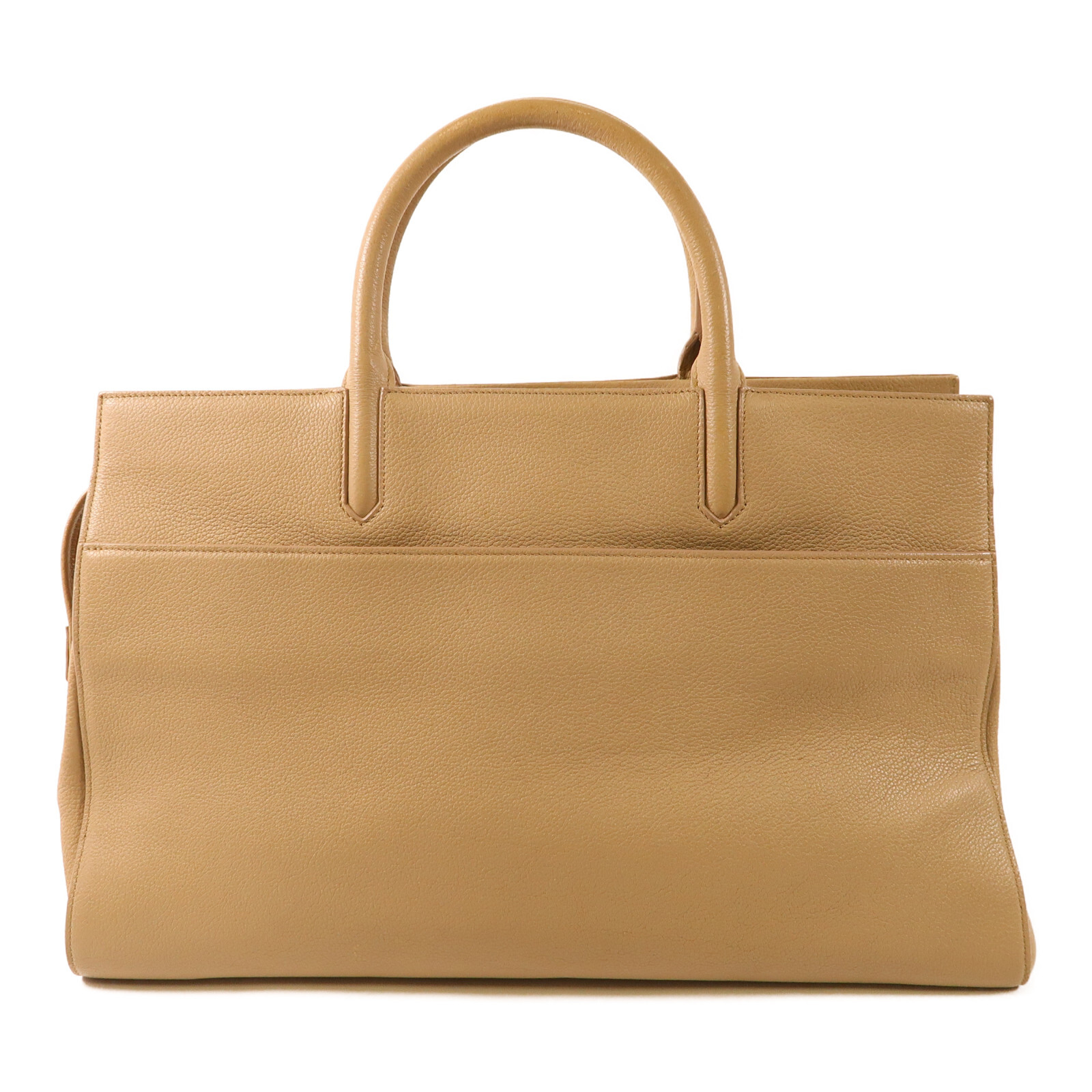 Borsa SAINT LAURENT YSL SHW 2 vie 394457 pelle di vitello marrone