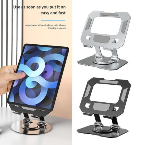 Mobile Phone Holder Foldable 360 Degree Rotating Hollowed For iPad Stands F8A3 - Afbeelding 1 van 19