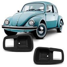 Black Interior Inner Door Handle Cover Plate Pair Vw Beetle Bug T1 T2 T3 T4 Bus