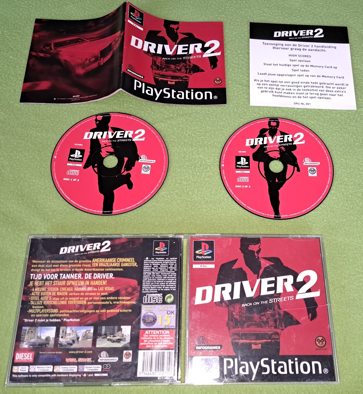 Jeu Driver Sur PlayStation 1 (PS1) – Complet CIB – Version PAL – Très Bon État