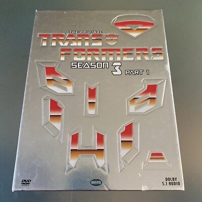   The Original Transformers Season 3 Part 1 DVD Set  Missing Disc 3