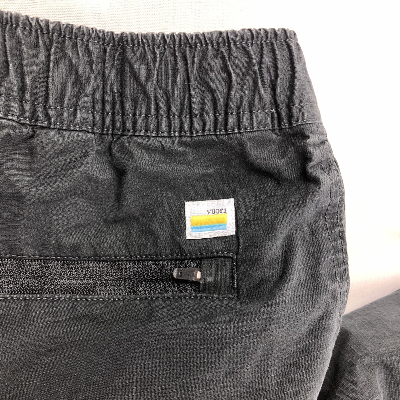 Mens Vuori Stone Grey Cotton Blend Climber Rip Stop Jogger image 4