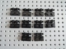Lego 10 x Platte 1x2 seitlicher  Griff Stange 2540  schwarz