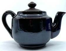 VINTAGE Teapot Made in Occupied Japan with Original Lid Brown 1940's WWII