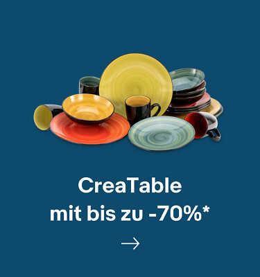 CreaTable mit bis zu -70%*