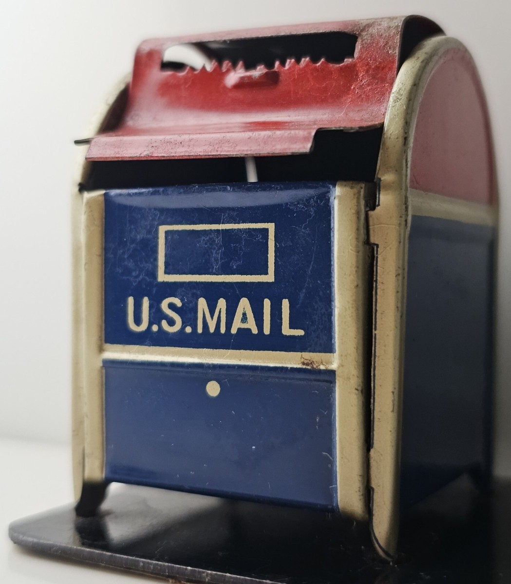USA Vintage store display デッドストック Vintage Schermack 5 & 6 cent Postage Stamp Vending Machine