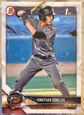 2018 Bowman Draft Jonathan Ornelas #BD-29 Arizona Diamondbacks