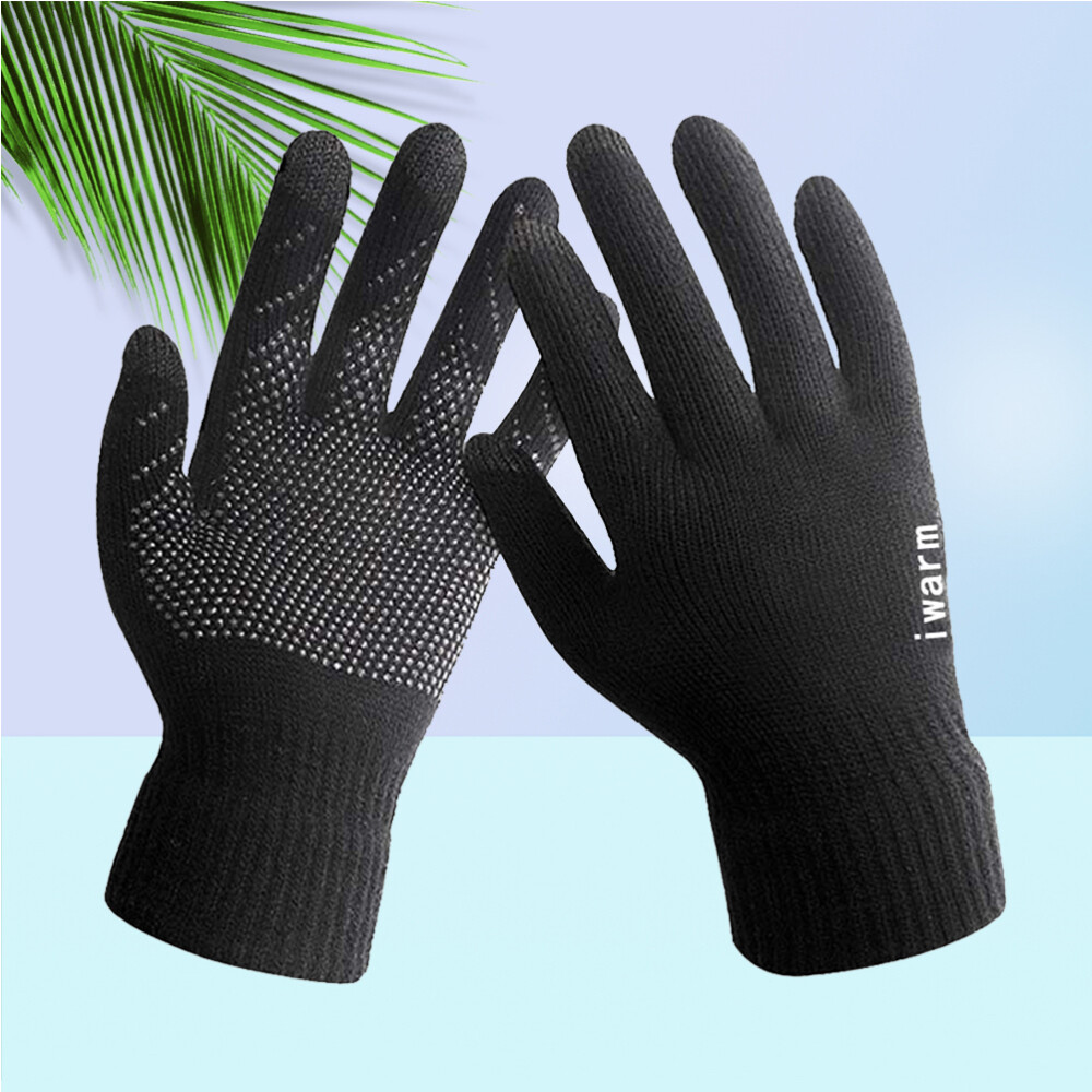 Winter Gloves Touchscreen Men Biking for Elastic Cuff Whole Palm and Women-image