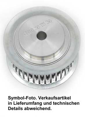 Zahnriemenscheibe metrisch, Profil T10 / 12 60 Zähne, vorgebohrt, Aluminium