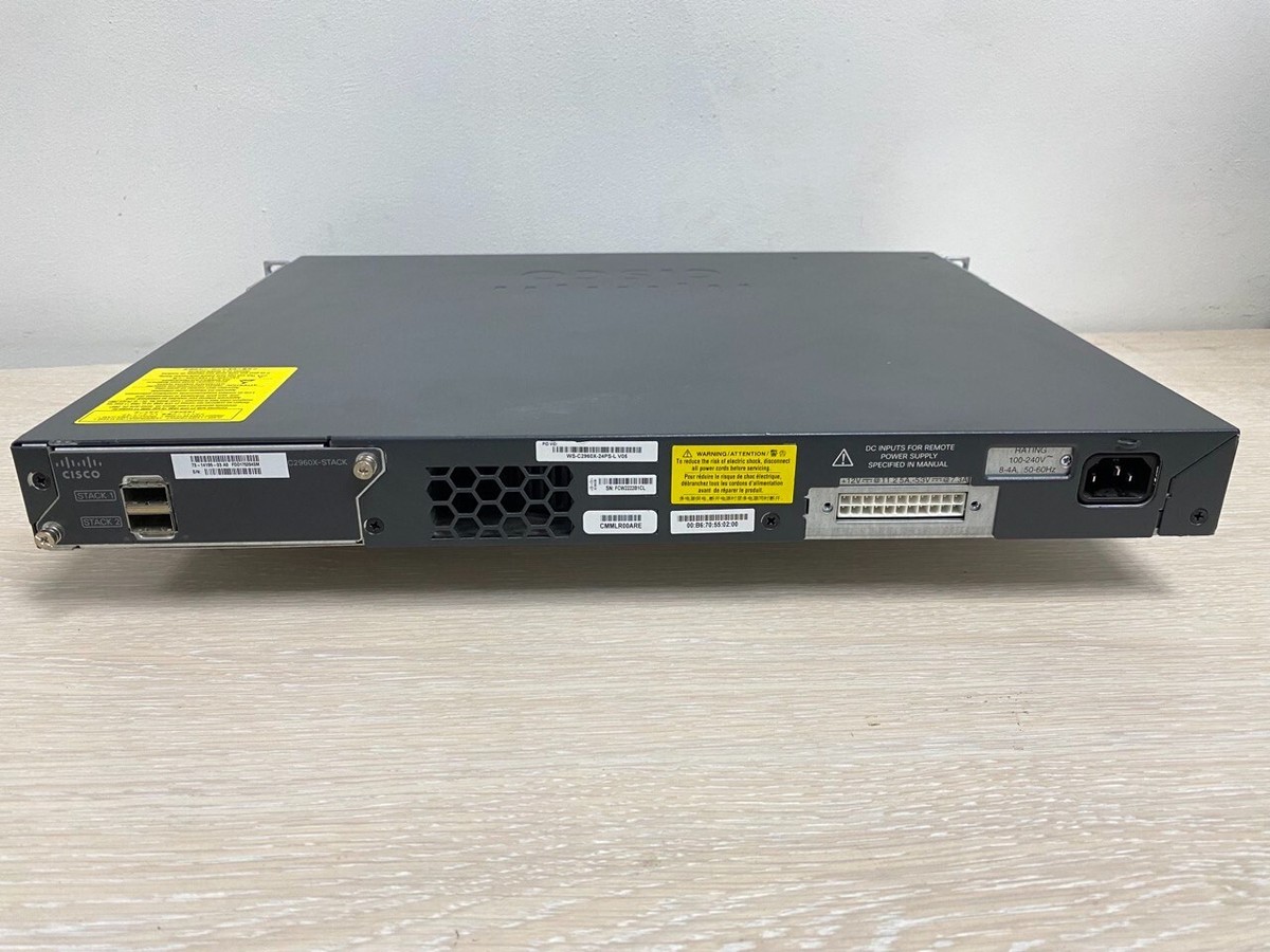 Cisco Catalyst WS-C2960X-24PS-L 24 GigE PoE 370W, 4 x 1G SFP
