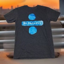 Ed Sheeran Concert T Shirt Divide 2018 Double Sided Short Sleeve Graphic M