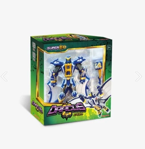 SUPER 10 DRACUS Drácula conde murciélago vampiro robot transformador juguete Foto 3 de 4