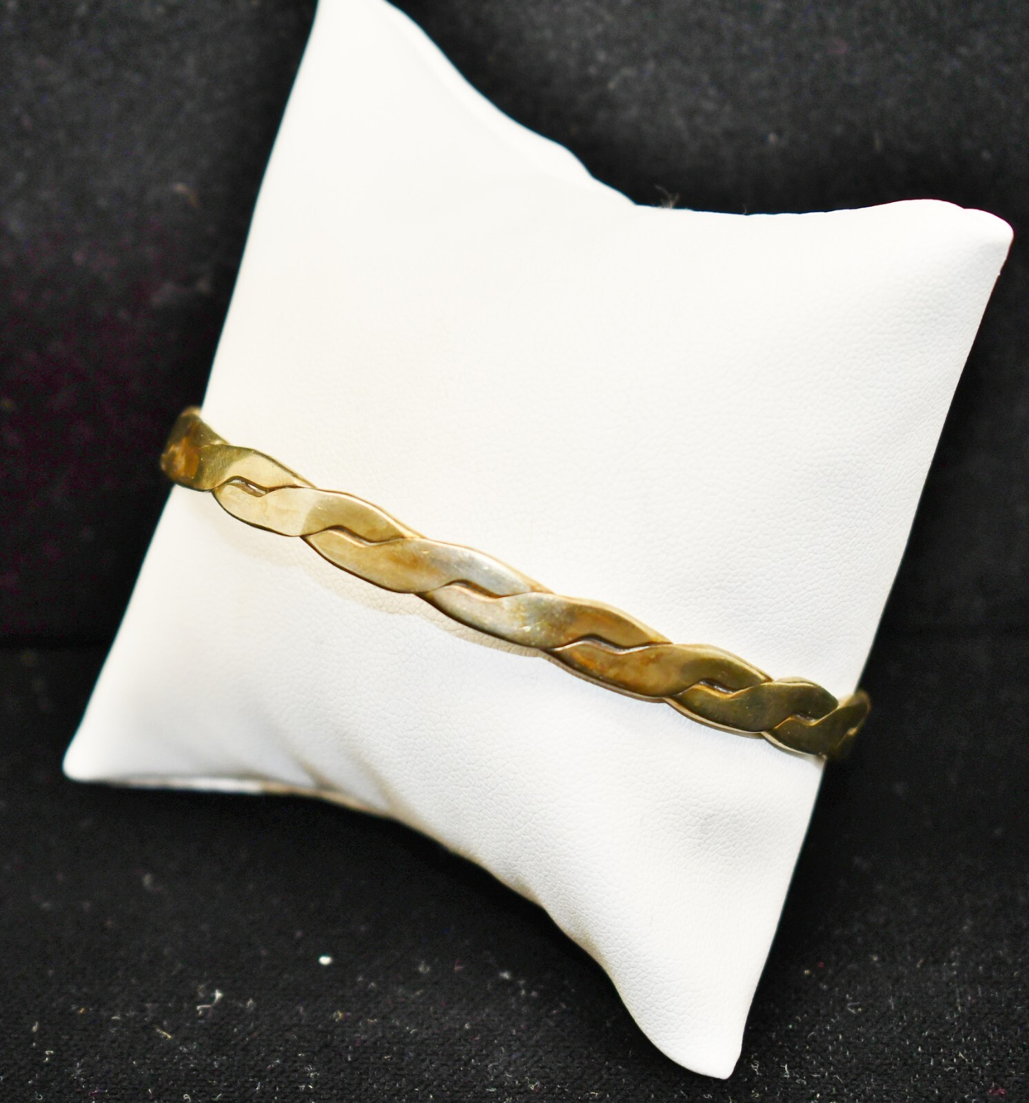 Sterling Silver Simple Overlapping Design Bracele… - image 2