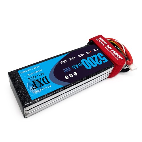 DXF 2PCS 3S 5200mAh Lipo Battery 11.1V 80C TRX RC Lipo Battery Boat Truck - Picture 5 of 7